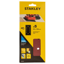 Slippapper med hål K240 5-pack Stanley